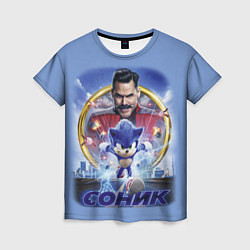 Женская футболка SONIC