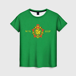 Женская футболка Пограничные Войска КГБ СССР