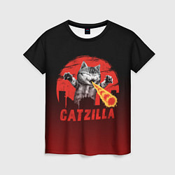 Футболка женская CATZILLA, цвет: 3D-принт