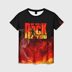 Женская футболка Queen - We Will Rock You