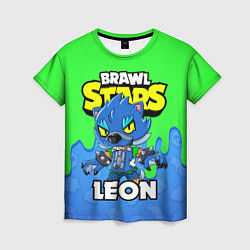 Женская футболка BRAWL STARS LEON