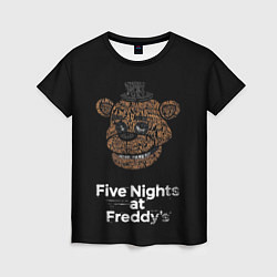 Футболка женская FIVE NIGHTS AT FREDDYS, цвет: 3D-принт