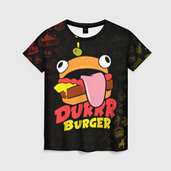 Женская футболка Fortnite Durrr Burger