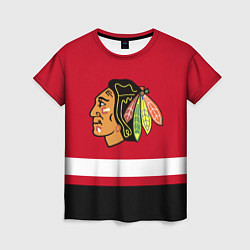 Женская футболка Chicago Blackhawks