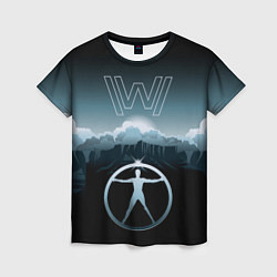 Женская футболка Westworld Landscape