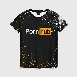 Женская футболка PORNHUB