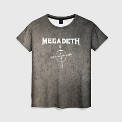 Женская футболка Megadeth