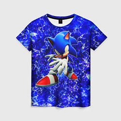 Женская футболка Sonic Молнии