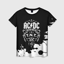 Женская футболка ACDC TNT