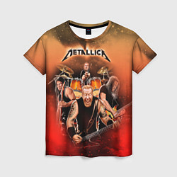 Женская футболка Metallica