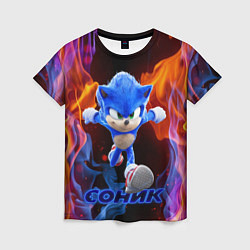 Женская футболка SONIC