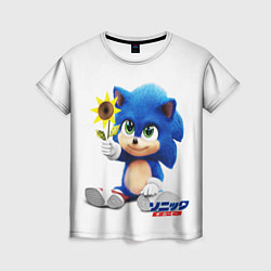 Футболка женская SONIC, цвет: 3D-принт