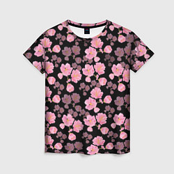 Женская футболка Цветок сакуры
