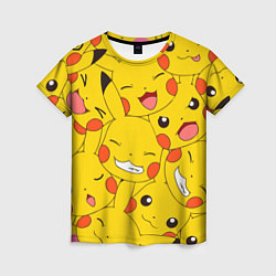 Женская футболка Pikachu