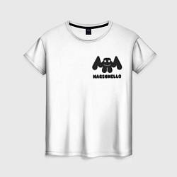 Женская футболка Marshmello Спина