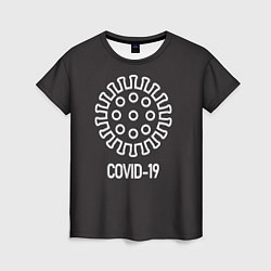 Женская футболка COVID-19