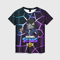 Футболка женская BRAWL STARS CROW, цвет: 3D-принт