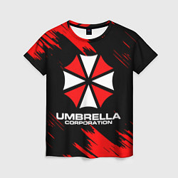 Футболка женская Umbrella Corporation, цвет: 3D-принт