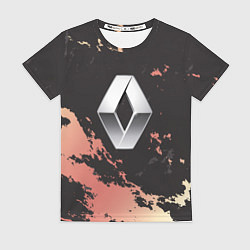 Женская футболка Renault спина