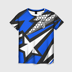 Футболка женская Juventus F C, цвет: 3D-принт