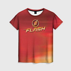 Женская футболка The Flash Logo Pattern