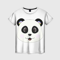 Футболка женская Panda, цвет: 3D-принт