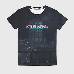 Футболка женская HOTLINE MIAMI, цвет: 3D-принт