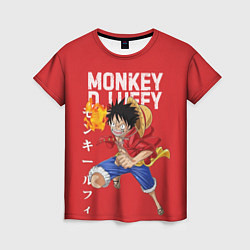 Женская футболка Monkey D Luffy