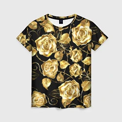 Женская футболка Golden Roses