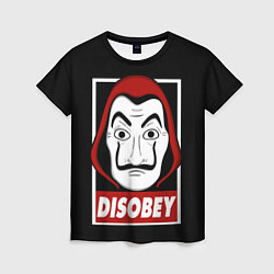 Женская футболка Disobey