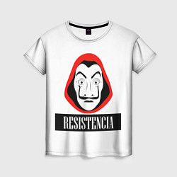 Женская футболка Resistenicia