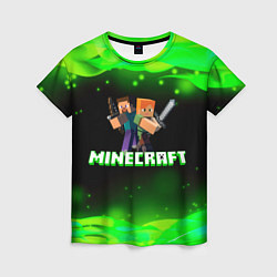 Женская футболка Minecraft 1