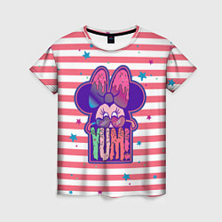 Женская футболка Minnie Mouse YUM!