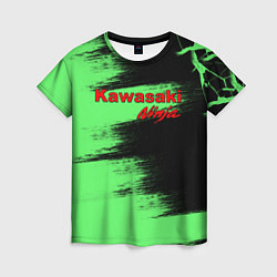 Женская футболка Kawasaki