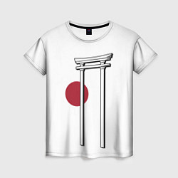 Женская футболка Япония Тории Z