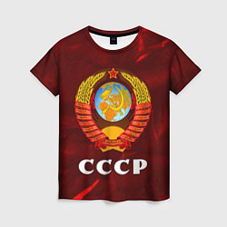 Женская футболка СССР USSR