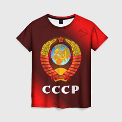 Женская футболка СССР USSR