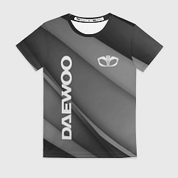 Футболка женская DAEWOO, цвет: 3D-принт