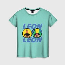 Женская футболка Leon and Sally