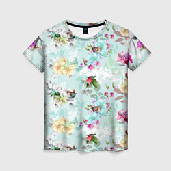 Женская футболка Весенние цветы