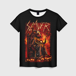 Женская футболка Slayer