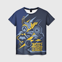 Футболка женская Justice League, цвет: 3D-принт