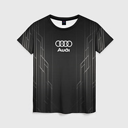 Футболка женская AUDI, цвет: 3D-принт