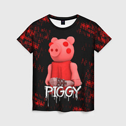 Женская футболка Roblox Piggy