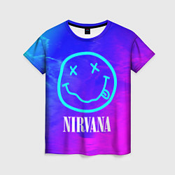 Женская футболка NIRVANA НИРВАНА