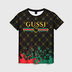 Женская футболка GUSSI ГУСИ