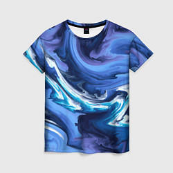 Женская футболка Абстрактные волны