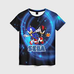 Женская футболка Sonic SEGA