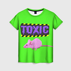 Женская футболка Toxic