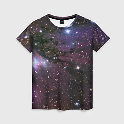 Женская футболка Галактика S